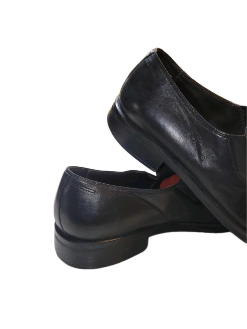 Bruno Magli PITTO Black Leather Round Toe Slip On Loafers Men’s Size 10.5M